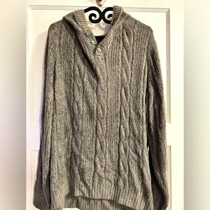 Barefoot Dreams Olive Green Hooded Top